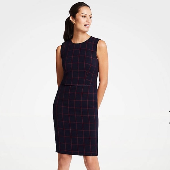 tartan sheath dress